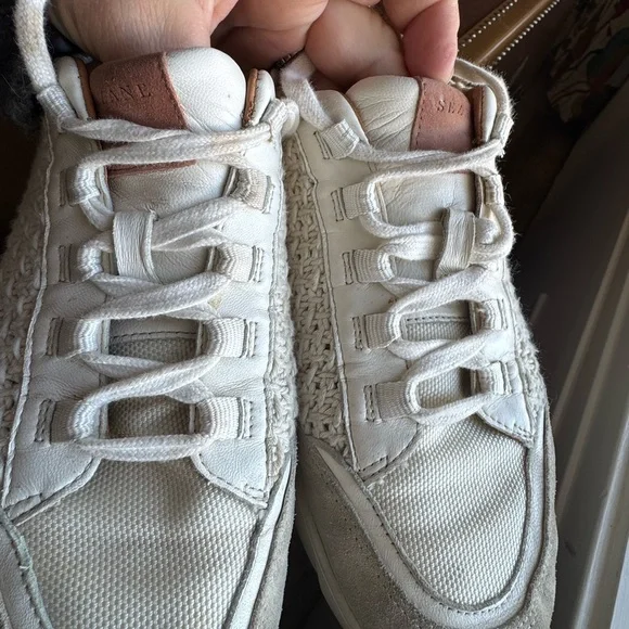Sezane Shoes Woven Trainers Sz 9 - Picture 8 of 9